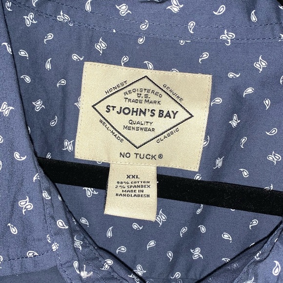 Navy Blue Button Up - Picture 3 of 3